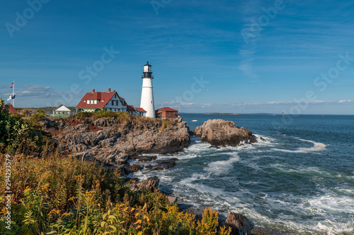 Portland Head Light  is a historic lighthouse in Cape Elizabeth  Maine.