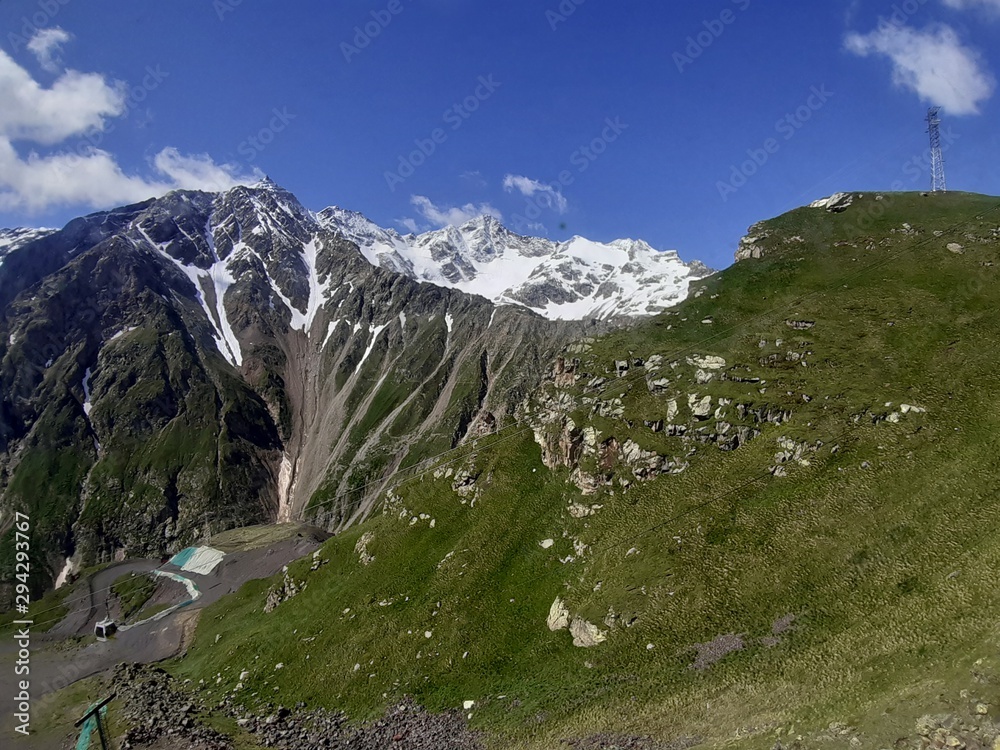 mountain landscape in alps