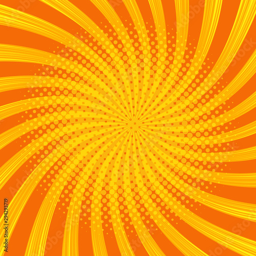 Radial lines starburst, comic background halftone screen, Used for making comic background, vector illustration file.