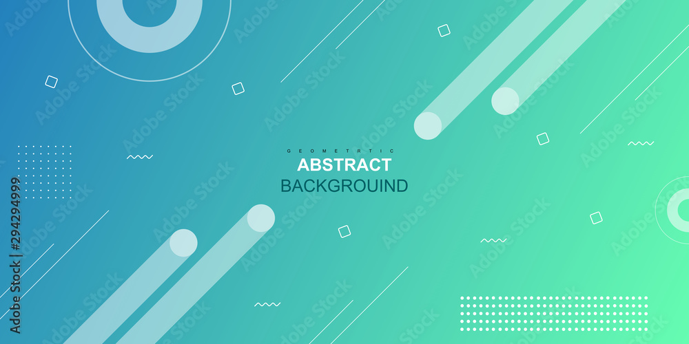 Dynamic gradient geometric shapes background