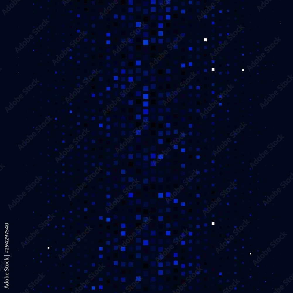 Dark BLUE vector layout with lines, rectangles. New abstract illustration with rectangular shapes. Pattern for commercials, ads.