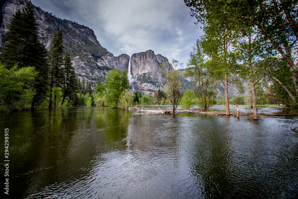 Fototapeta premium Yosemite Falls Spring flow