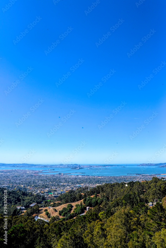 Berkeley Hills looking toward San Francisco Bay