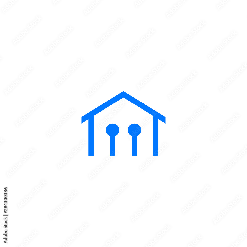 Home Technology logo template. This logo is suitable for chip home technology science it electronics software digital Vector Logo . Home Technology logo template. This logo is suitable for chip home technology science it electronics software digital Vector Logo .