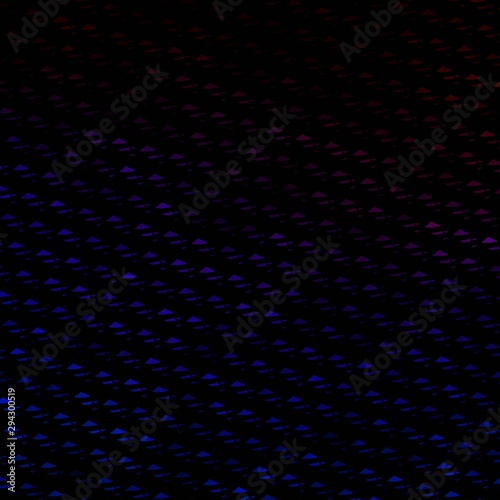 Dark Blue  Red vector layout with lines  triangles.