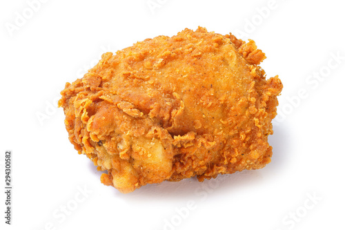 Fotografie Isolated photo of breaded fried chicken thighs