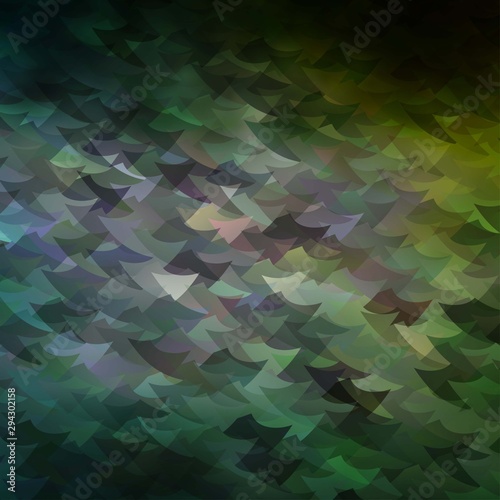 Light Blue, Green vector background with triangles, rectangles.