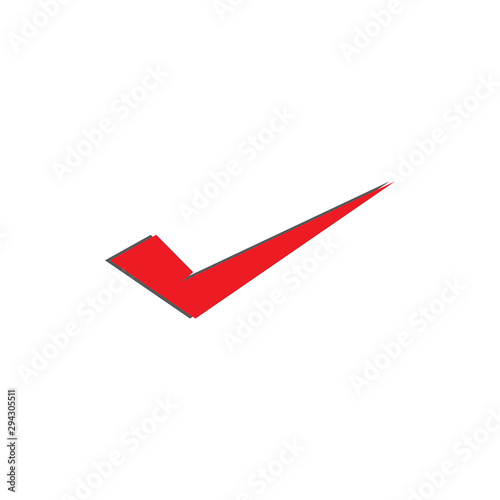 check mark symbol and logo icon