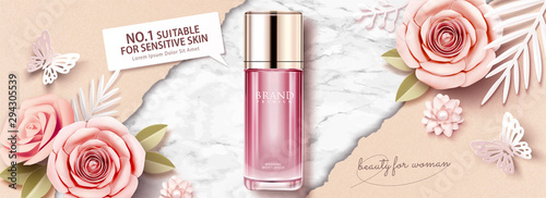 Skincare product banner ads