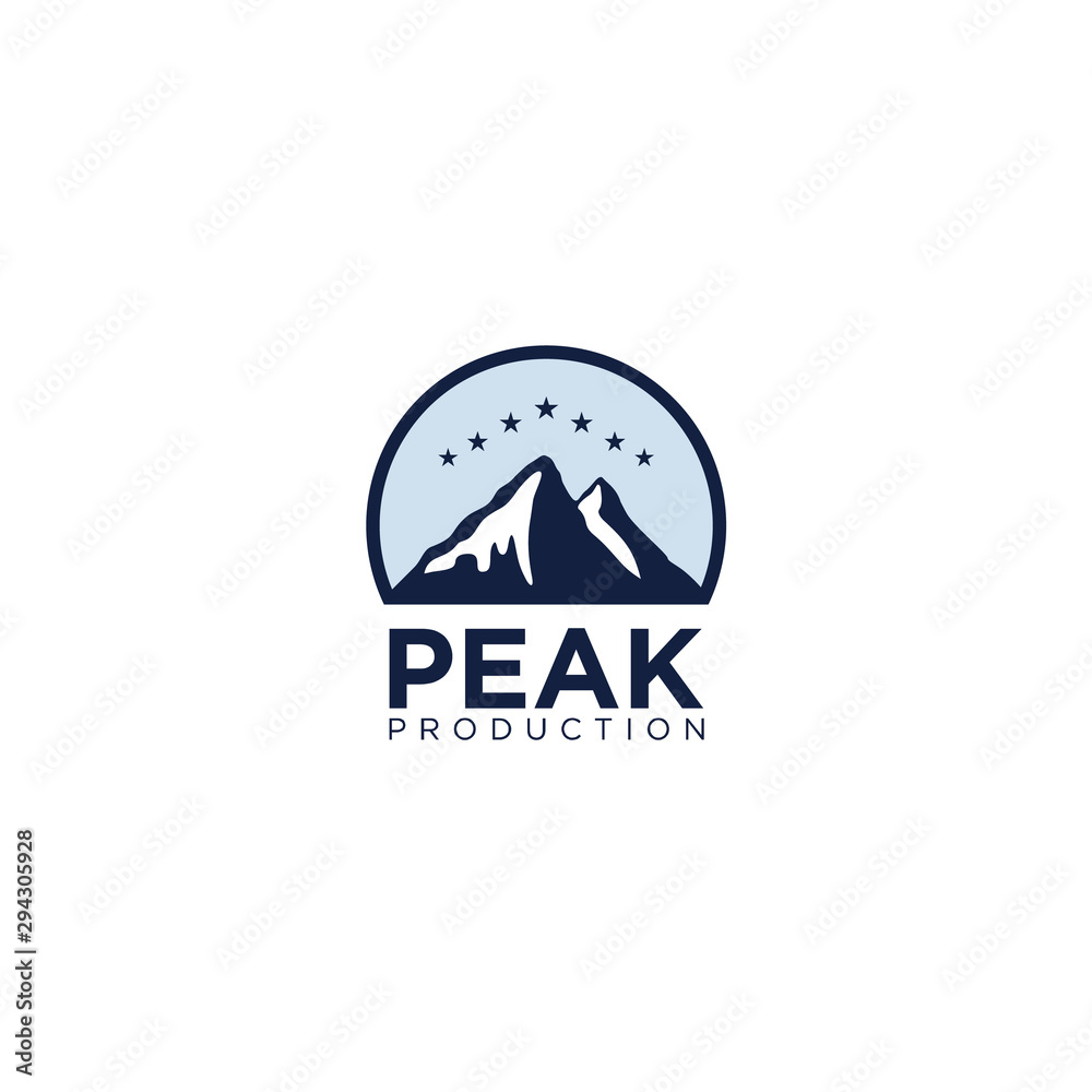 Simple and Modern Montain Logo Design. Simple and Modern Montain Logo Design.