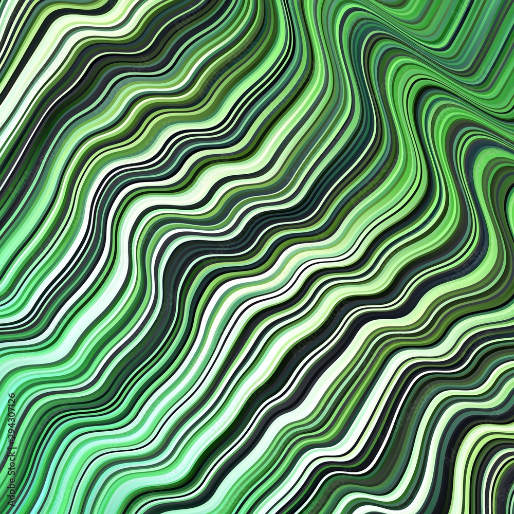 Light Green vector template with wry lines.