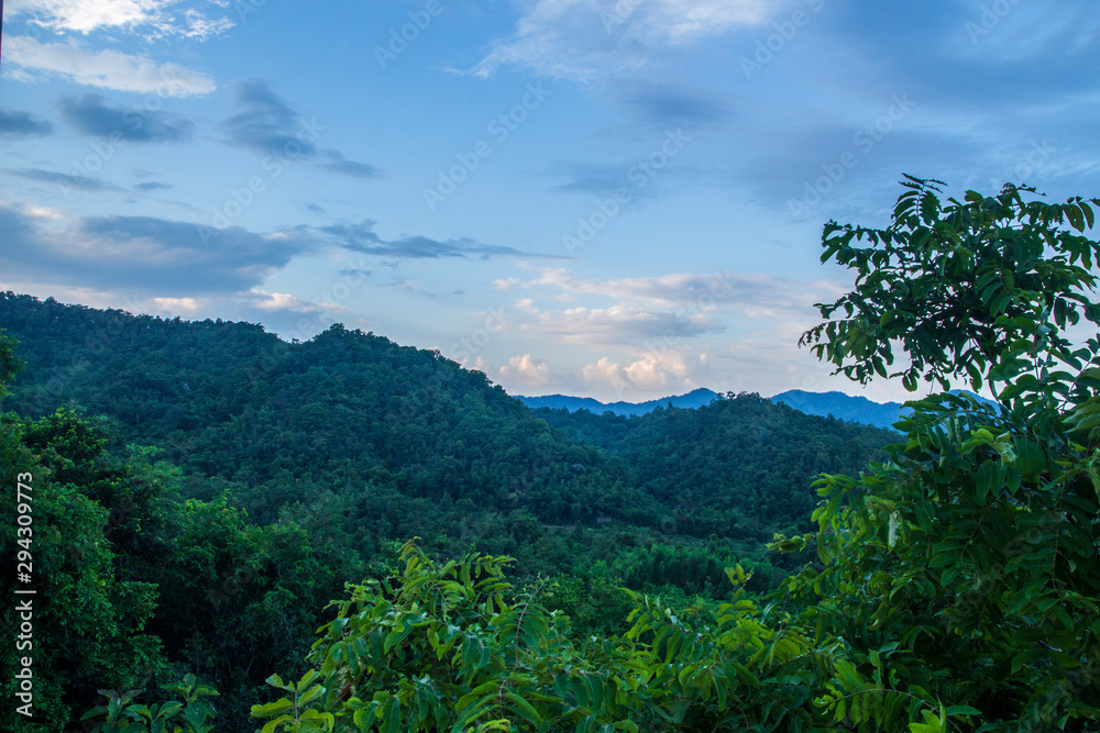 view of mountains