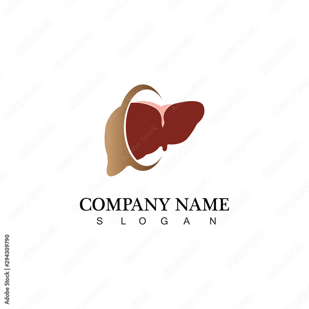 vector liver icon flat logo vector liver icon flat logo