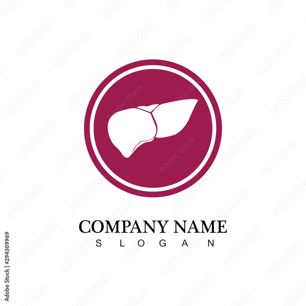 vector liver icon flat logo vector liver icon flat logo