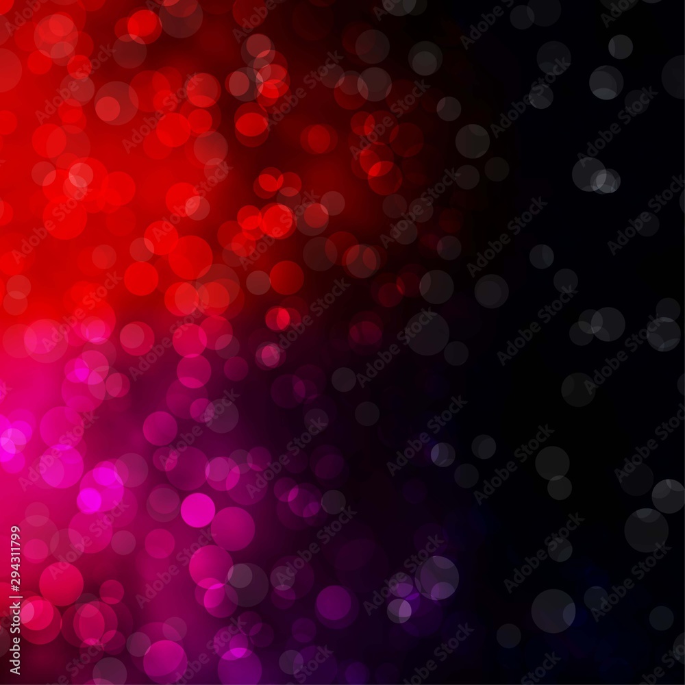 Dark Blue, Red vector background with bubbles. Dark Blue, Red vector background with bubbles.