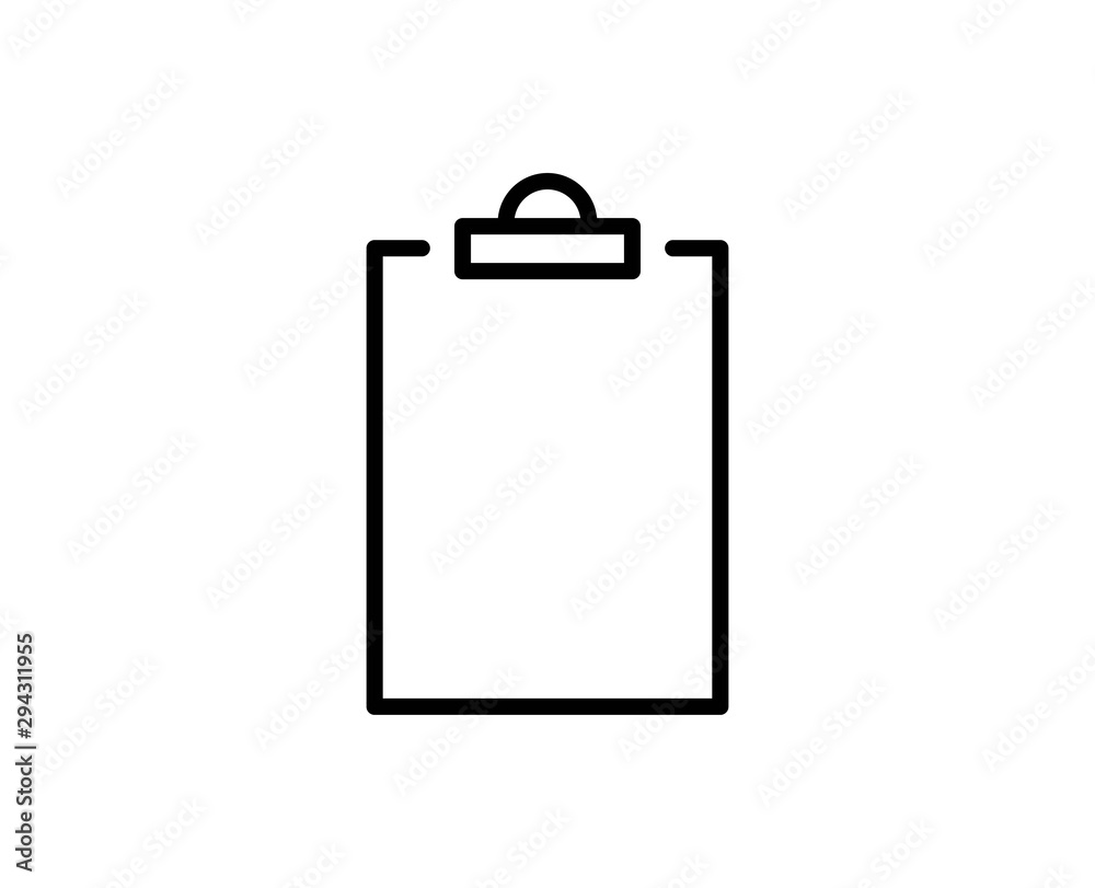 Clipboard line icon Clipboard line icon