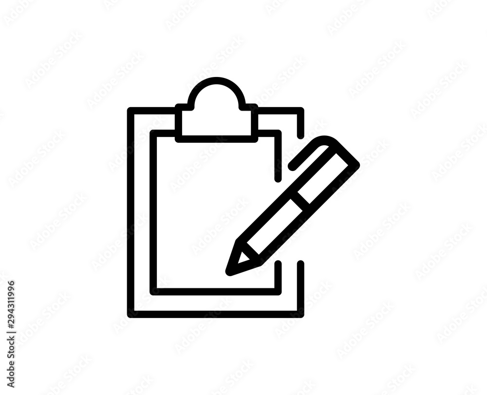 Clipboard line icon Clipboard line icon