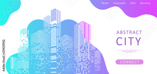 Landing page for a website