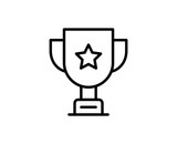 Award line icon