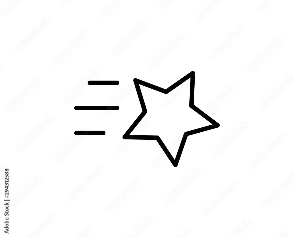 Star line icon Star line icon