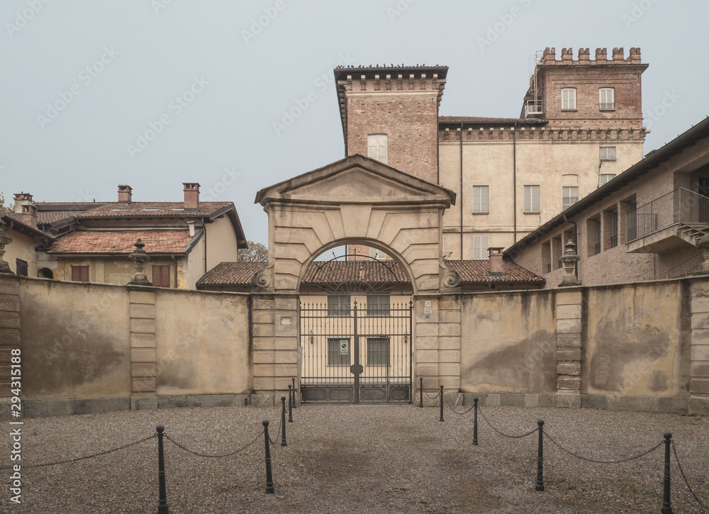 18th century Archinto Villa along the Naviglio Grande, transformed into a public library with park, Lombardy. Italy 18th century Archinto Villa along the Naviglio Grande, transformed into a public library with park, Lombardy. Italy