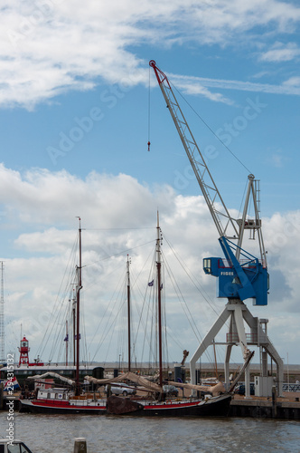 entlang des Ijsselmeer in den Niederlanden 