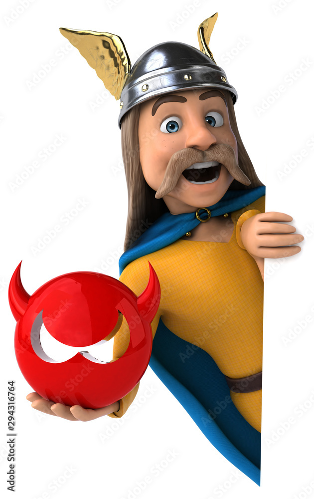 Fun gaulois - 3D Illustration