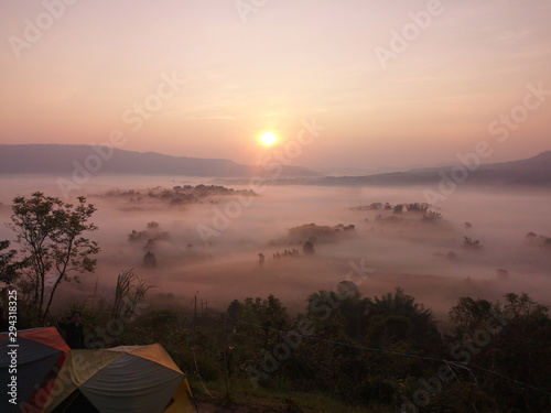 Sea of Fog in Khao Kho Phetchabun, Thailand