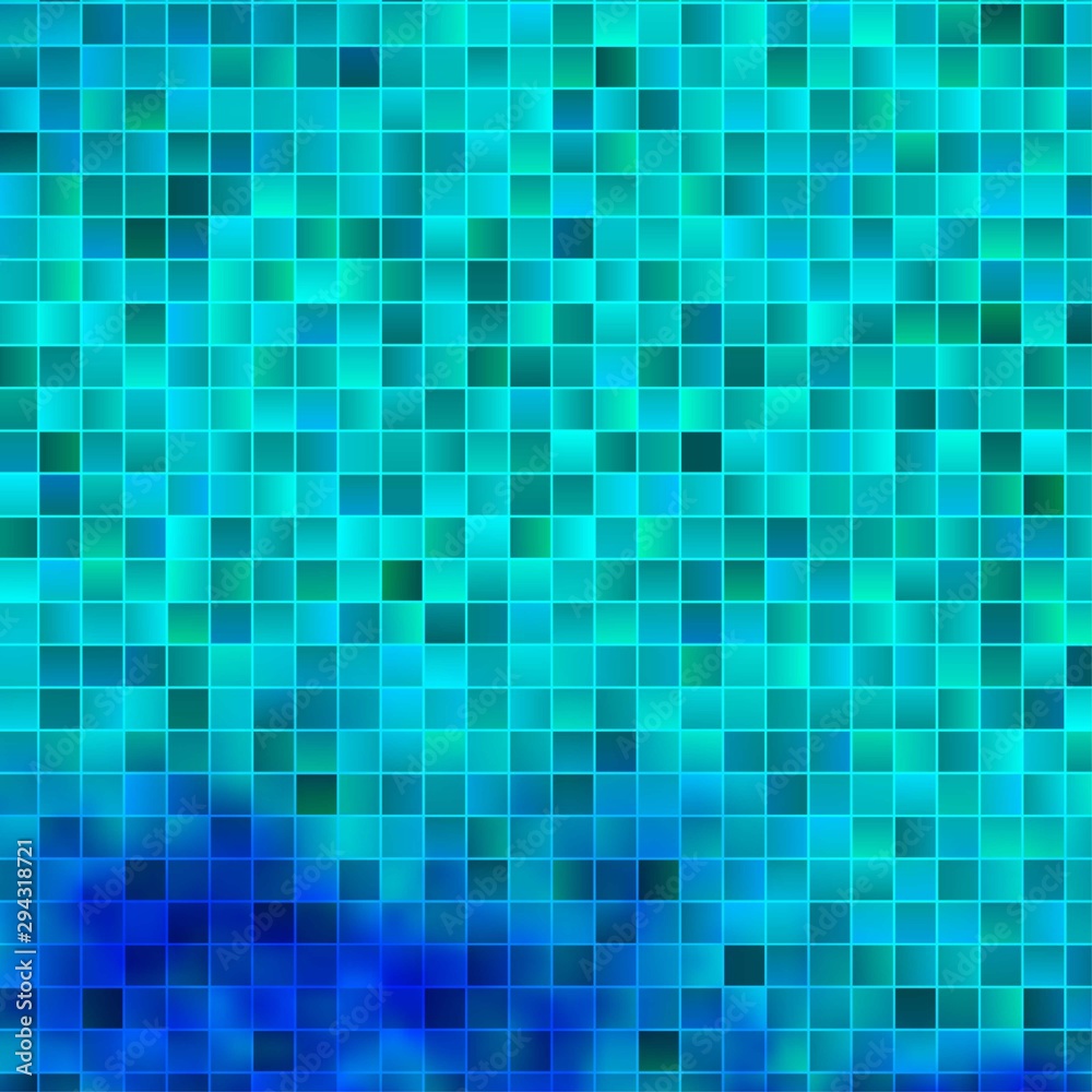 Light BLUE vector background with rectangles.