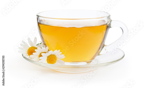 Hot chamomile tea