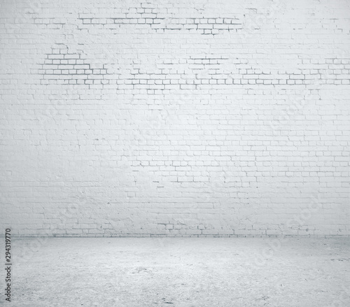 Fototapeta Naklejka Na Ścianę i Meble -  White brick wall