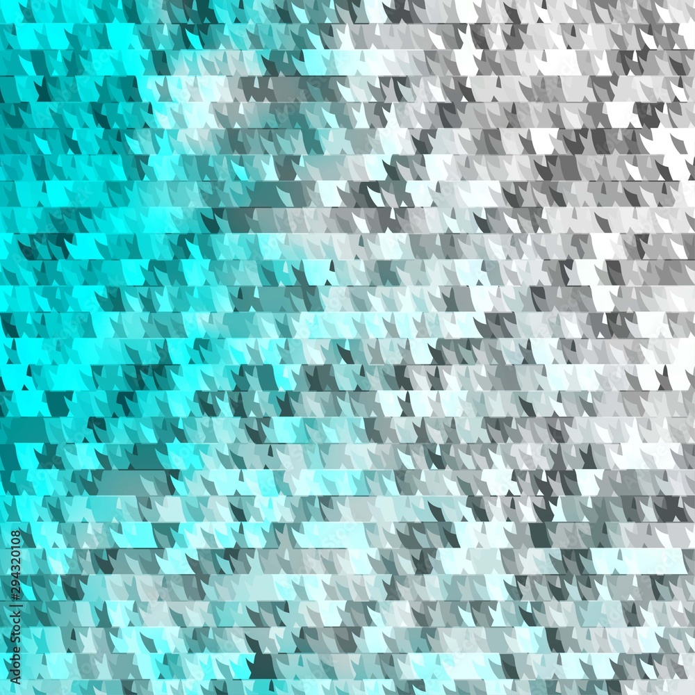 Fototapeta premium Light BLUE vector pattern with lines, triangles.