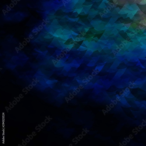 Dark BLUE vector pattern with polygonal style.