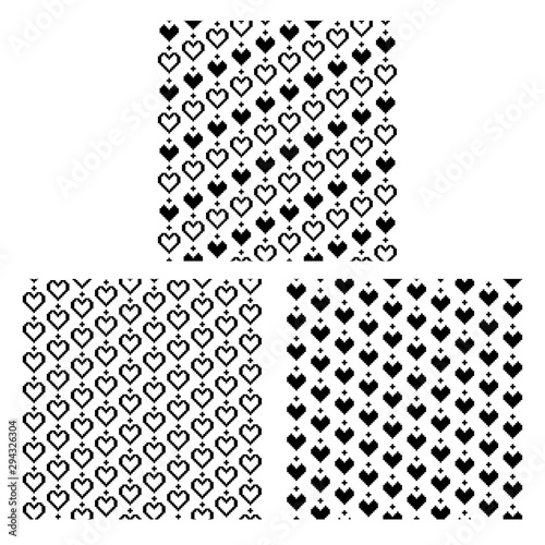 Seamless pattern of splendid North Nordic style