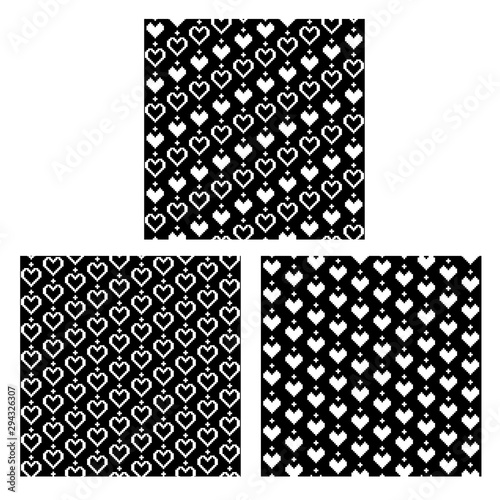 Seamless pattern of splendid North Nordic style