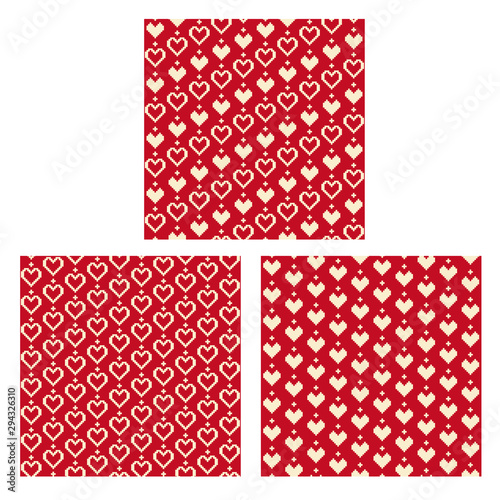 Seamless pattern of splendid North Nordic style