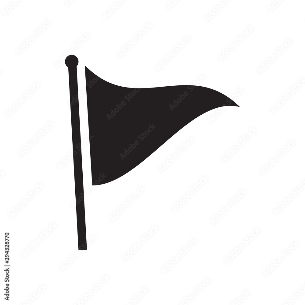 Flag icon vector design template Flag icon vector design template