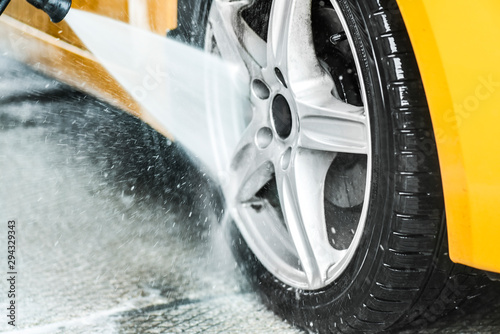 Photos Car washing at car wash station
