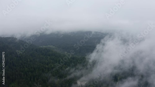 Wallpaper Mural View through foggy landscape in Seefeld Torontodigital.ca