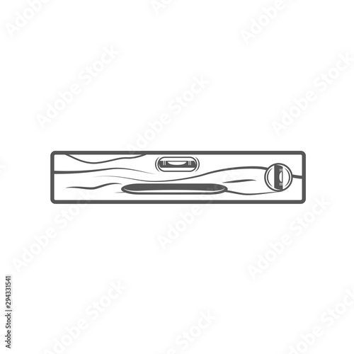 Level isolated on white background