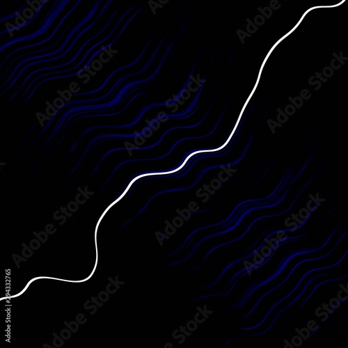 Dark Blue, Red vector pattern with curves. Colorful illustration with curved lines. Design for your business promotion.