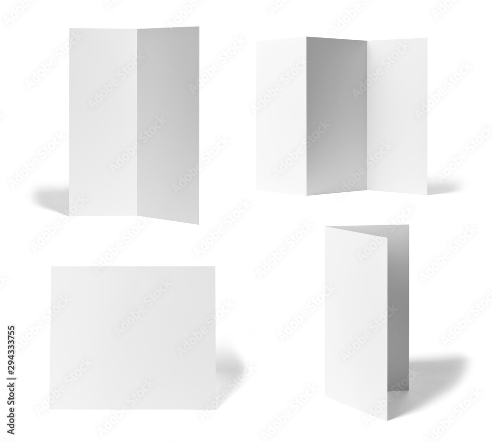 folded leaflet white blank paper template book desktop calendar folded leaflet white blank paper template book desktop calendar
