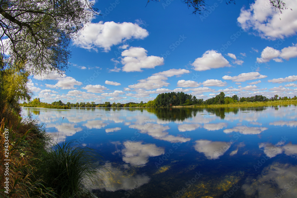 on the banks of the Loire river