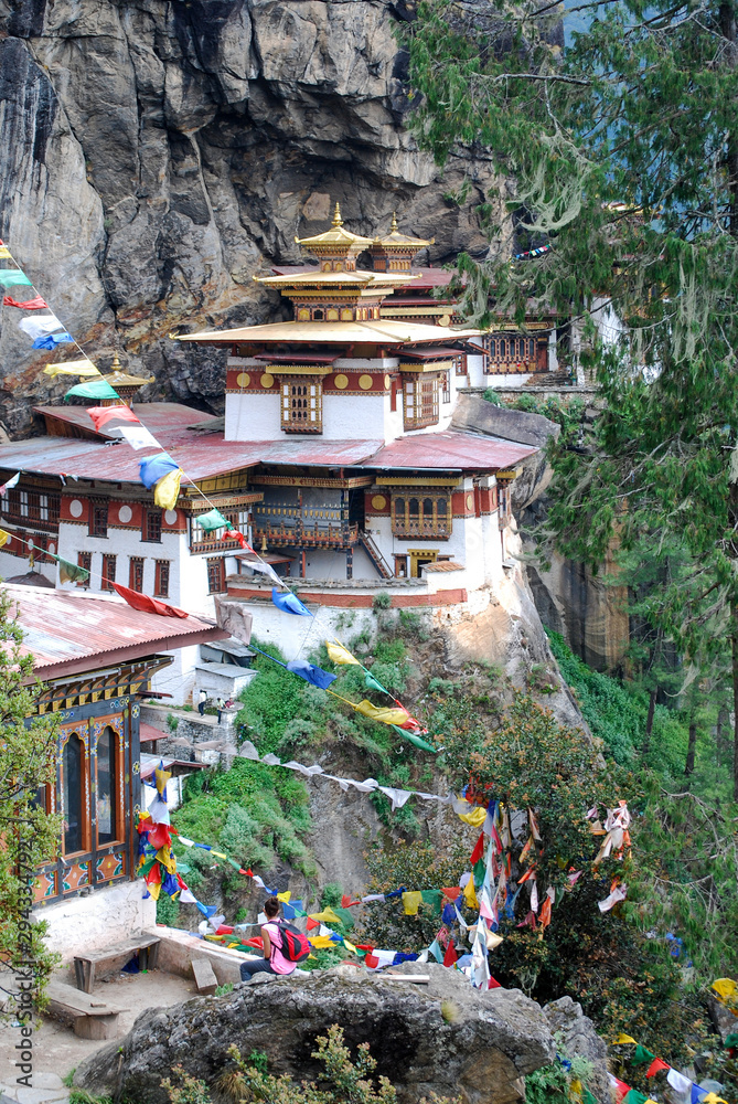 Obraz premium Taktshang monastery, Tiger Nest, Paro, Bhutan