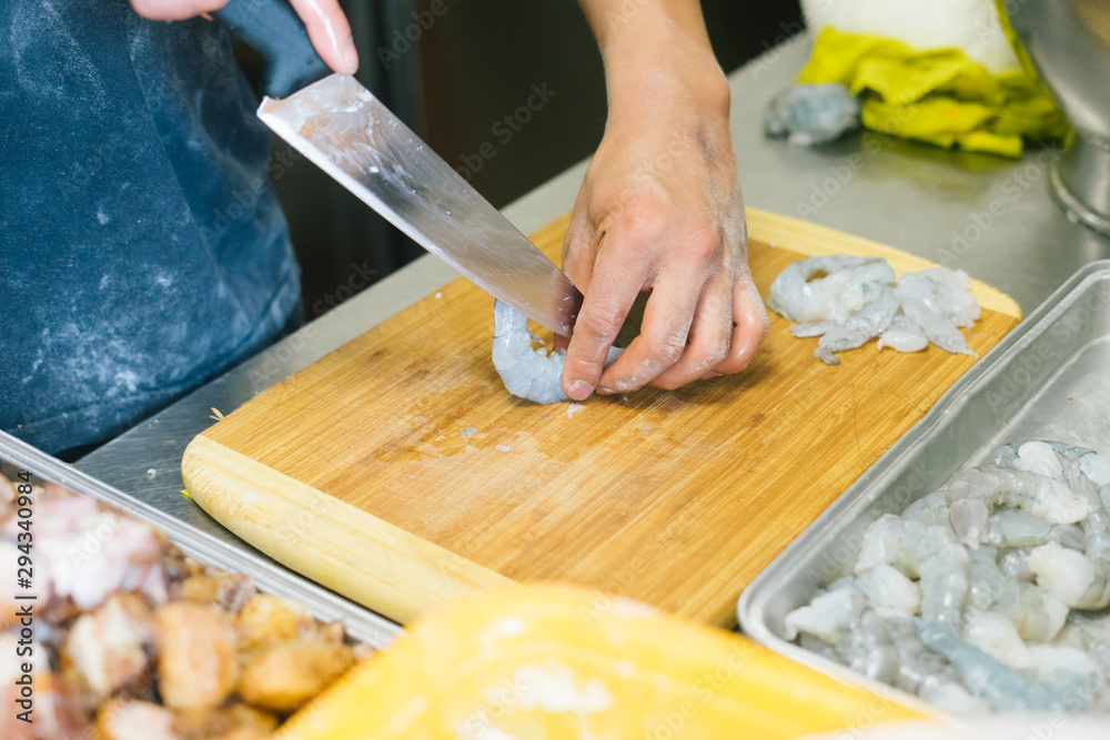 fresh shrimps slice for cooking fresh shrimps slice for cooking