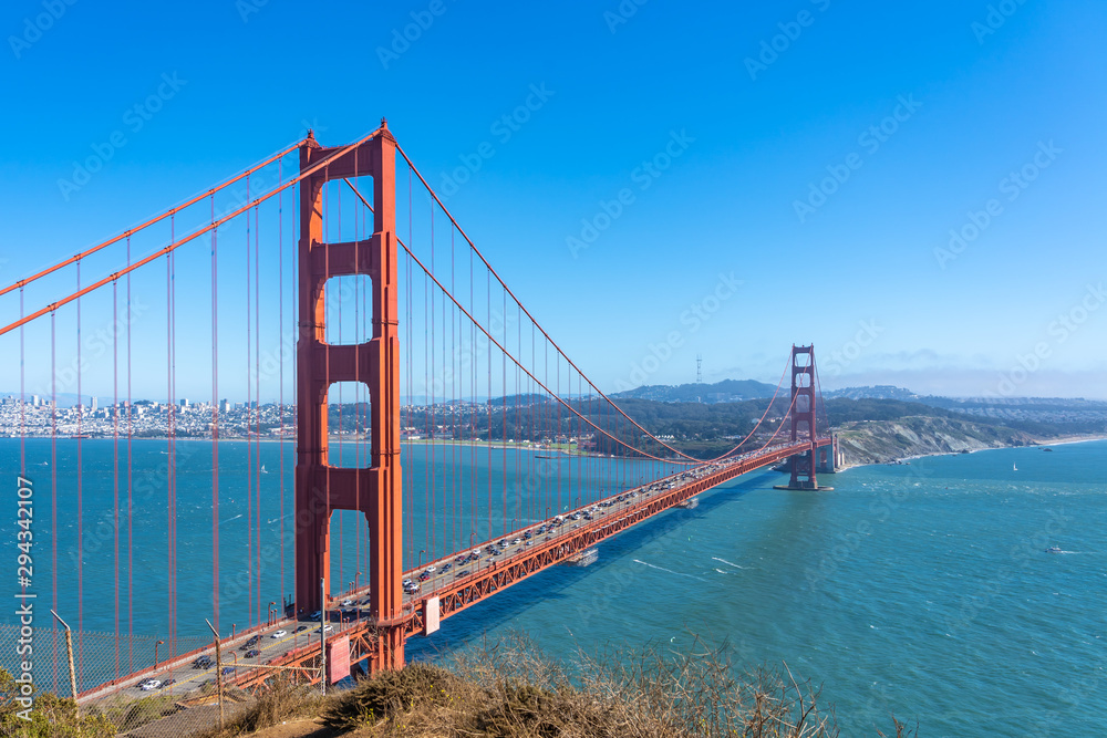 Beautiful Golden Gate in San Francisco.