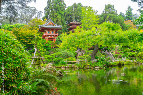 Beautiful Japanese Tea Garden in Golden Gate Park. © Cla78