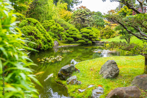 The Beautiful Japanese Tea Garden in Golden Gate park, San Francisco, California.