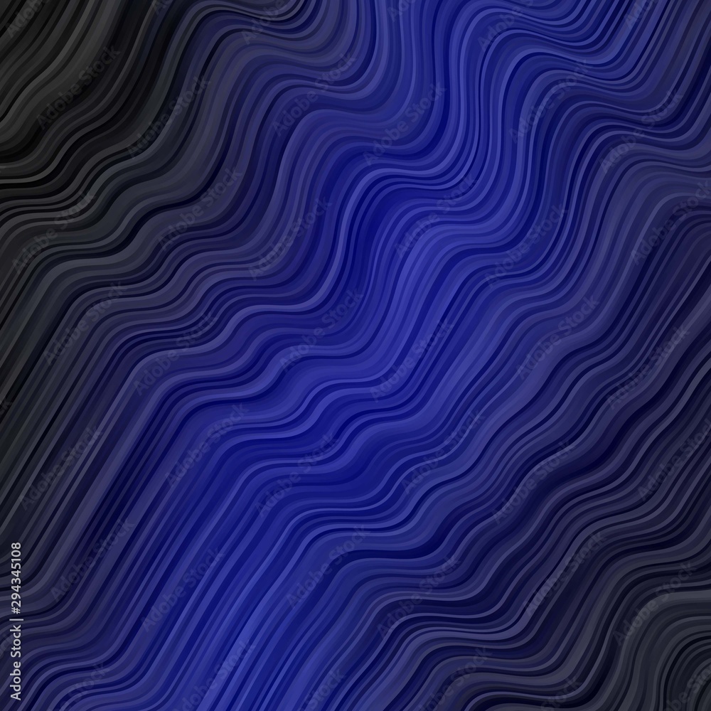 Dark BLUE vector pattern with lines.