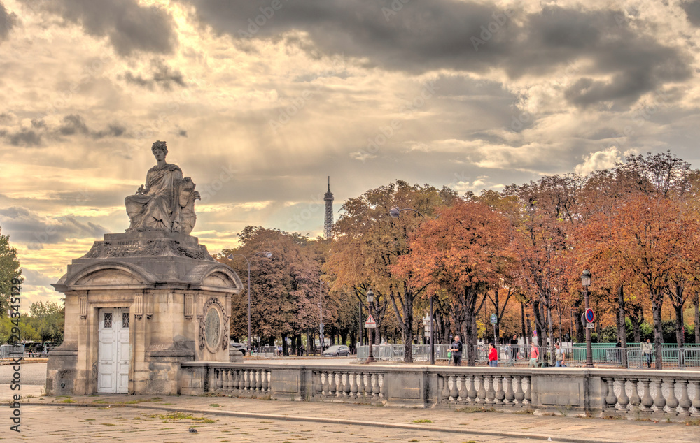 Paris, Place de la Concorde, HDR Image